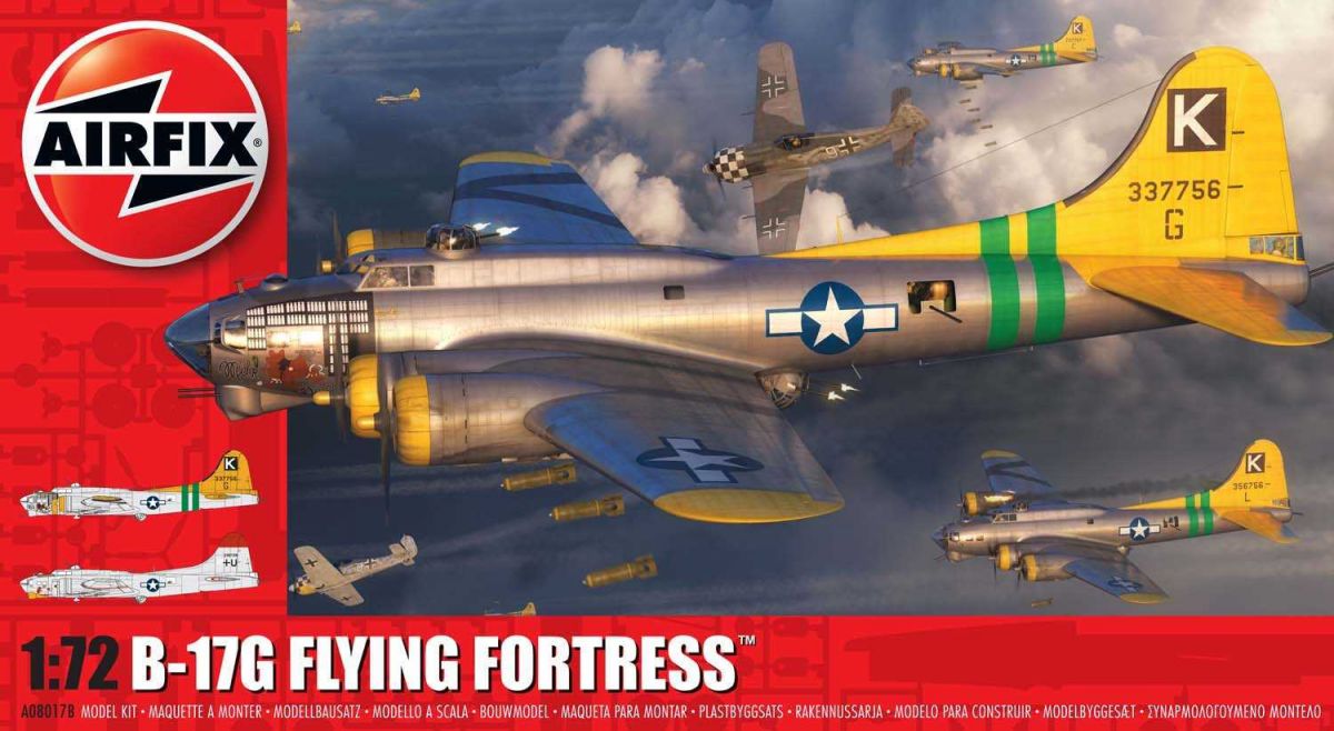 Classic Kit letadlo A08017B - Boeing B17G Flying Fortress (1:72) Airfix