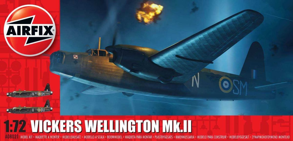 Classic Kit letadlo A08021 - Vickers Wellington Mk.II (1:72) Airfix