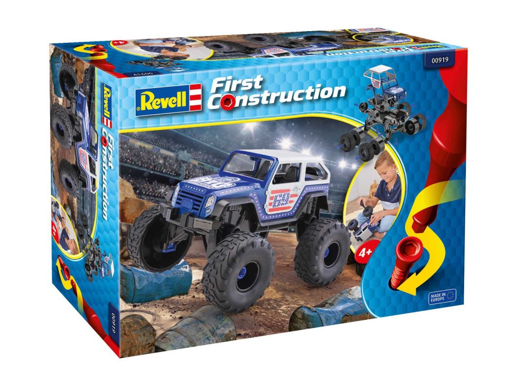 First Construction auto 00919 - Monster Truck (1:20) Revell