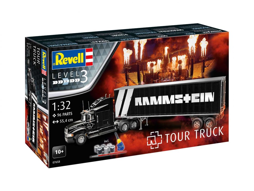 Gift-Set truck 07658 - Rammstein Tour Truck (1:32) Revell