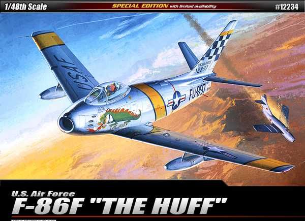 Model Kit letadlo 12234 - F-86F HUFF (1:48) Academy