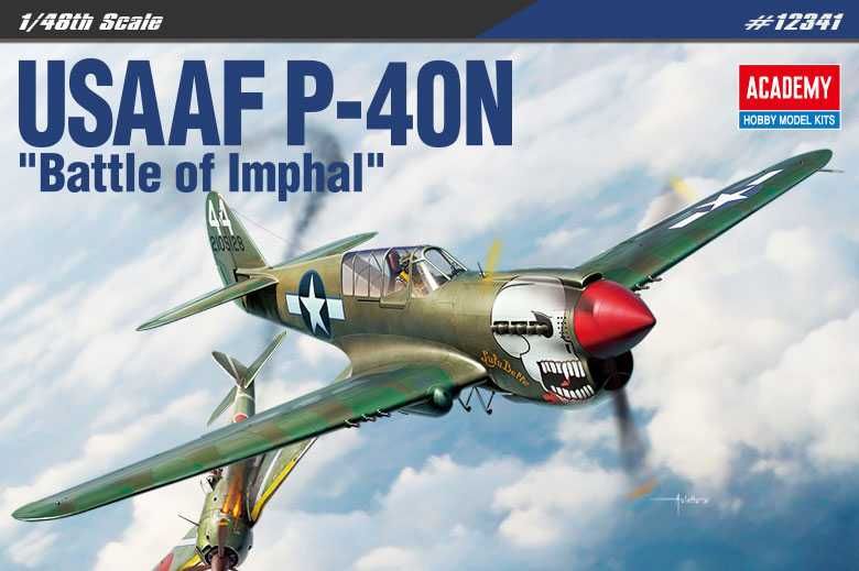 Model Kit letadlo 12341 - USAAF P-40N "Battle of Imphal" (1:48) Academy