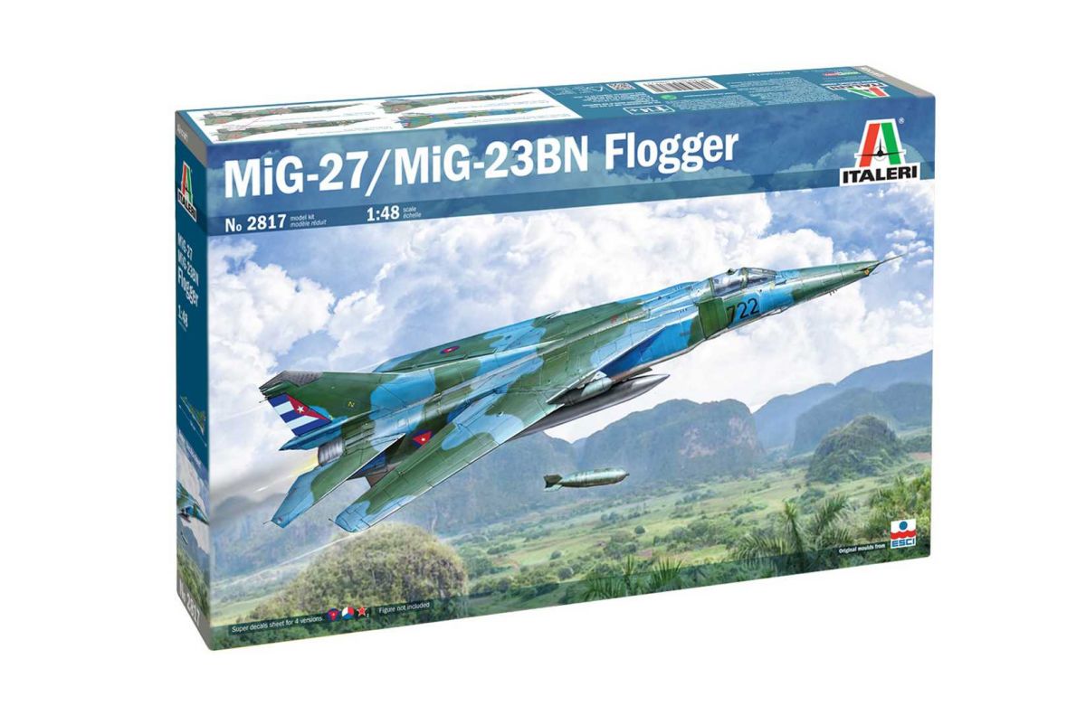 Model Kit letadlo 2817 - MiG-27 Flogger D (1:48) Italeri