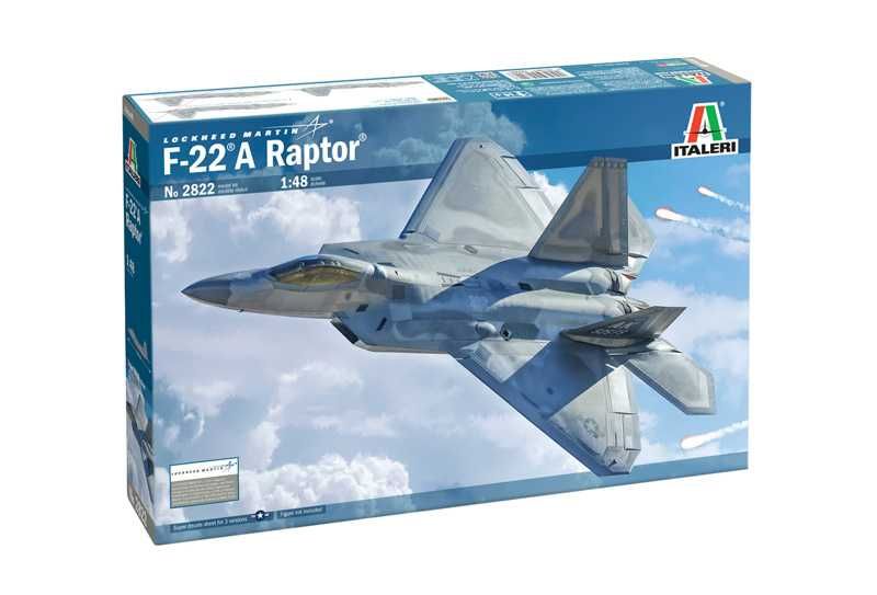 Model Kit letadlo 2822 - Lockheed Martin F-22A Raptor (1:48) Italeri