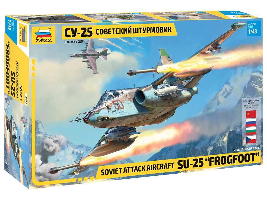 Model Kit letadlo 4807 - Sukhoi SU-25 "Frogfoot" (1:48) Zvezda