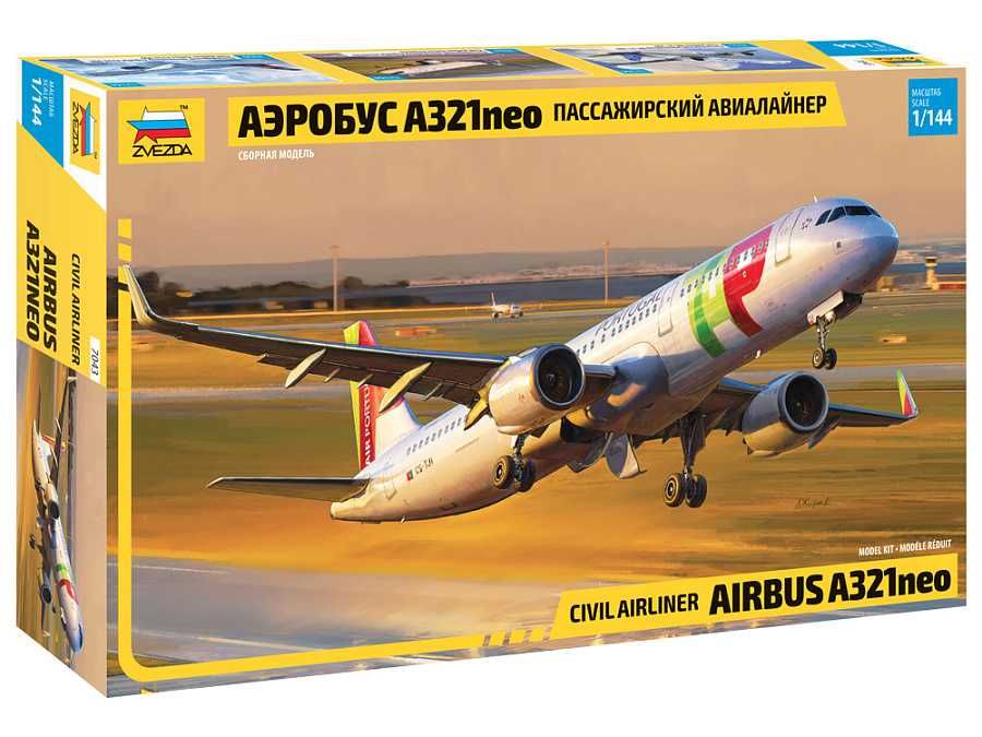 Model Kit letadlo 7043 - A-321NEO (1:144) Zvezda