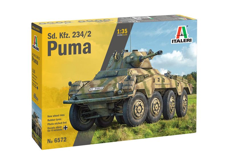 Model Kit military 6572 - Sd. Kfz.234/2 Puma (1:35) Italeri