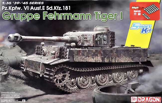 Model Kit tank 6484 - Sd.Kfz.181 Pz.Kpfw.VI Ausf.E Gruppe Fehrmann Tiger I (1:35) Dragon