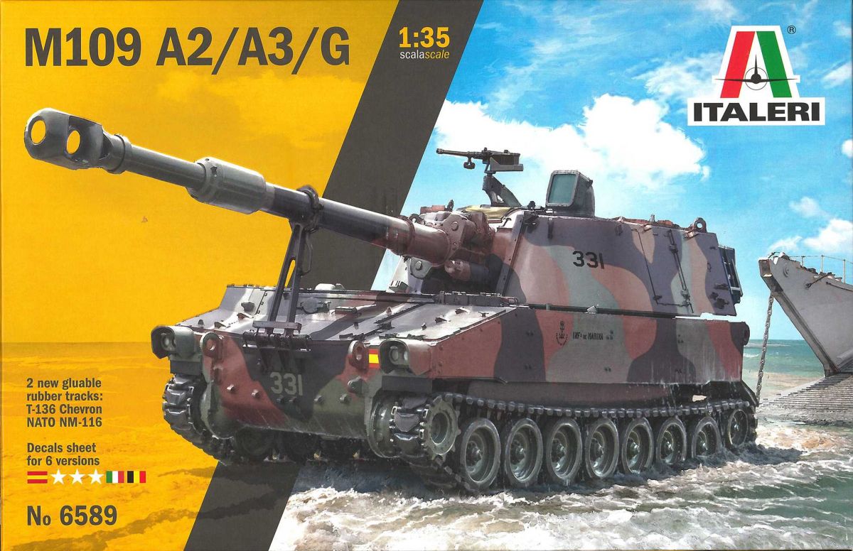 Model Kit tank 6589 - M109/A2-A3-G (1:35) Italeri