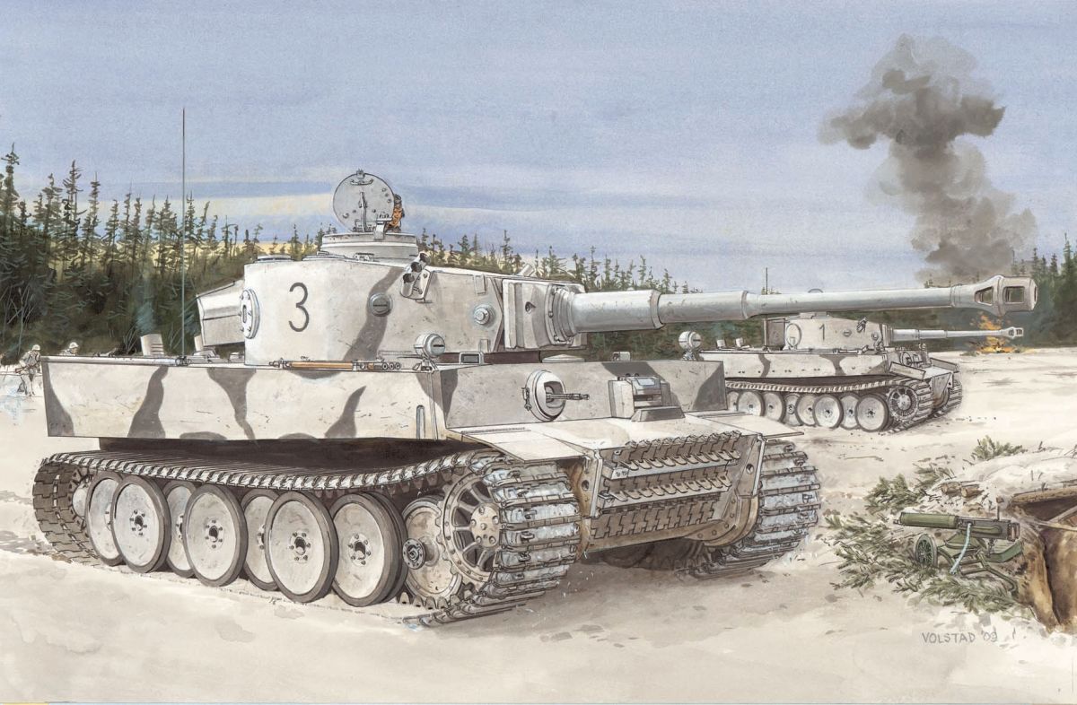 Model Kit tank 6600 - Pz. Kpfw.IV AUSF.E TIGER I INITIAL PRODUCTION, s Pz Abt.502, LENINGRAD REGION 1942/1943(SMART KIT) (1:35) Dragon