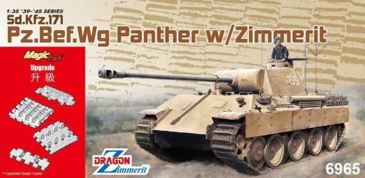 Model Kit tank 6965 - Pz.Bef.Wg. Panzther w/Zimmerit (1:35) Dragon
