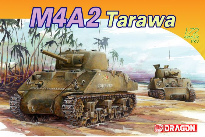 Model Kit tank 7305 - M4A2 TARAWA (1:72) Dragon
