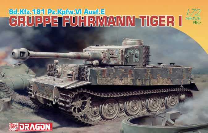 Model Kit tank 7368 - Sd.Kfz.181 Pz.Kfpw.VI Ausf.E Gruppe Fehrmann Tiger I (1:72) Dragon