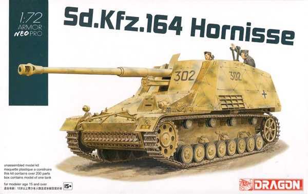 Model Kit tank 7625 - Sd.Kfz.164 Hornisse w/NEO Track (1:72) Dragon