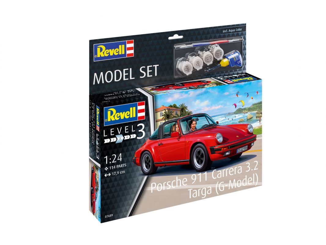 ModelSet auto 67689 - Porsche 911 Targa (G-Model) (1:24) Revell