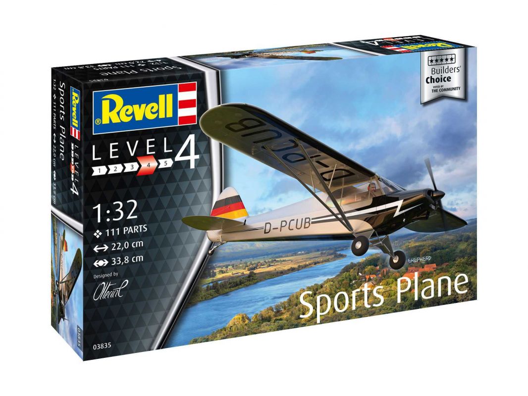 ModelSet letadlo 63835 - Builders Choice Sports Plane (1:32) Revell