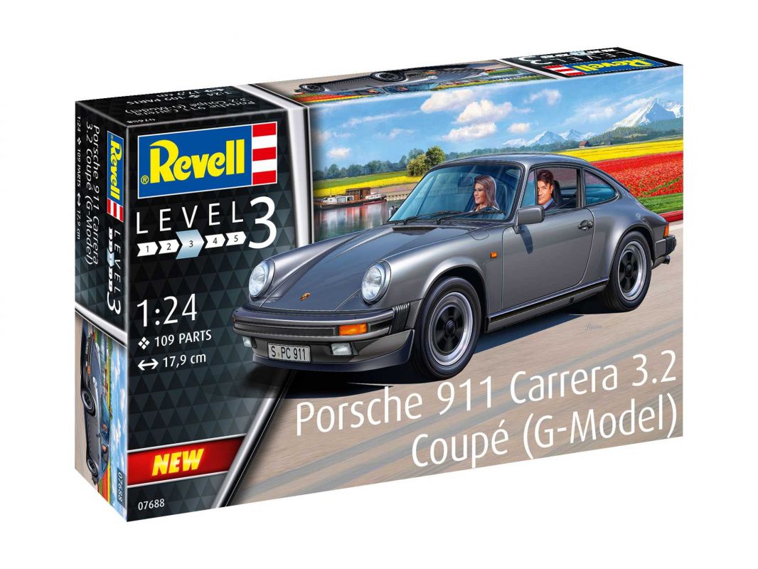 Plastic ModelKit auto 07688 - Porsche 911 Coupé (G-Model) (1:24) Revell