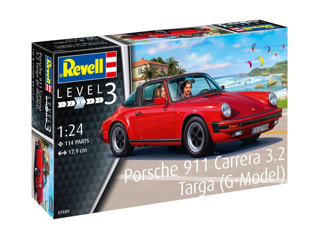 Plastic ModelKit auto 07689 - Porsche 911 Targa (G-Model) (1:24) Revell
