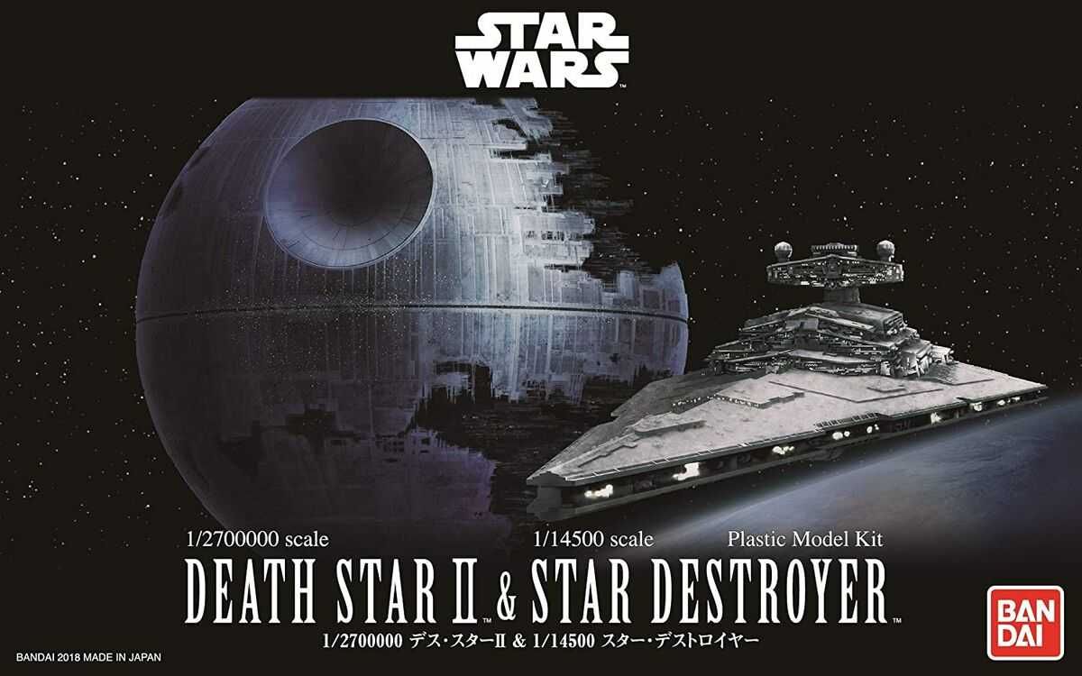 Plastic ModelKit BANDAI SW 01207 - Death Star II + Imperial Star Destroyer Revell