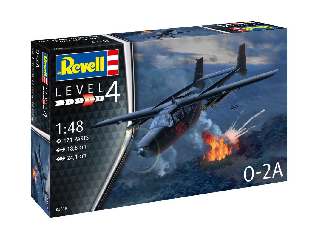 Plastic ModelKit letadlo 03819 - O-2A Skymaster (1:48) Revell