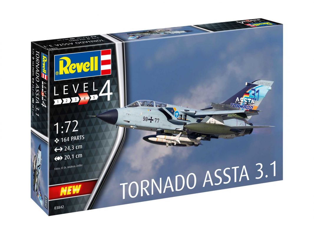 Plastic ModelKit letadlo 03842 - Tornado ASSTA 3.1 (1:72) Revell