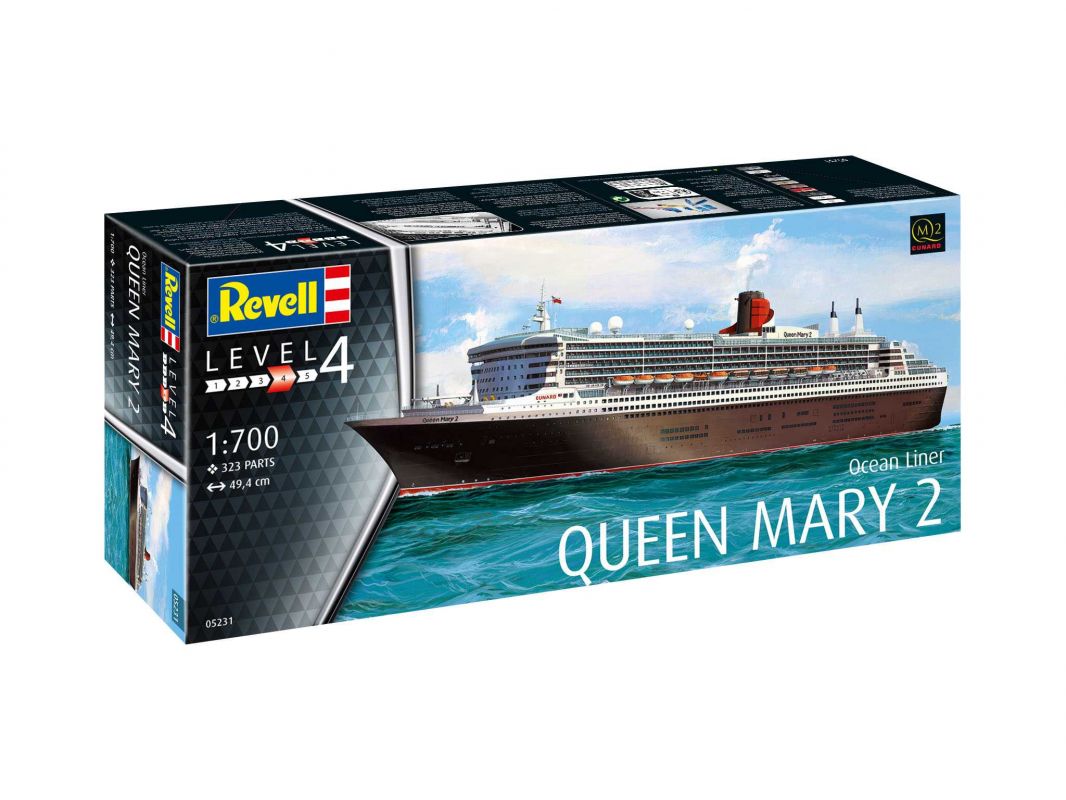 Plastic ModelKit loď 05231 - Queen Mary 2 (1:700) Revell