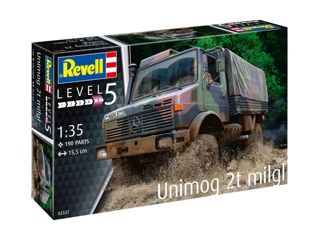 Plastic ModelKit military 03337 - Unimog 2T milgl (1:35) Revell