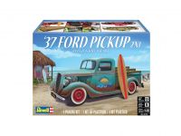 Plastic ModelKit MONOGRAM auto 4516 - 1937 Ford Pickup Street Rod with Surf Board (1:25)