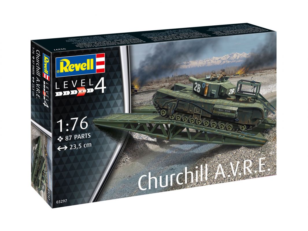 Plastic ModelKit tank 03297 - Churchill A.V.R.E. (1:76) Revell