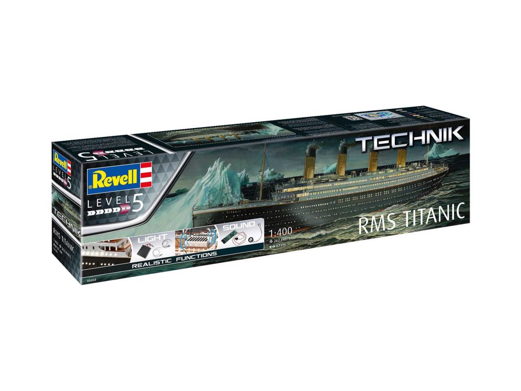 Plastic ModelKit TECHNIK loď 00458 - RMS Titanic (1:400) Revell
