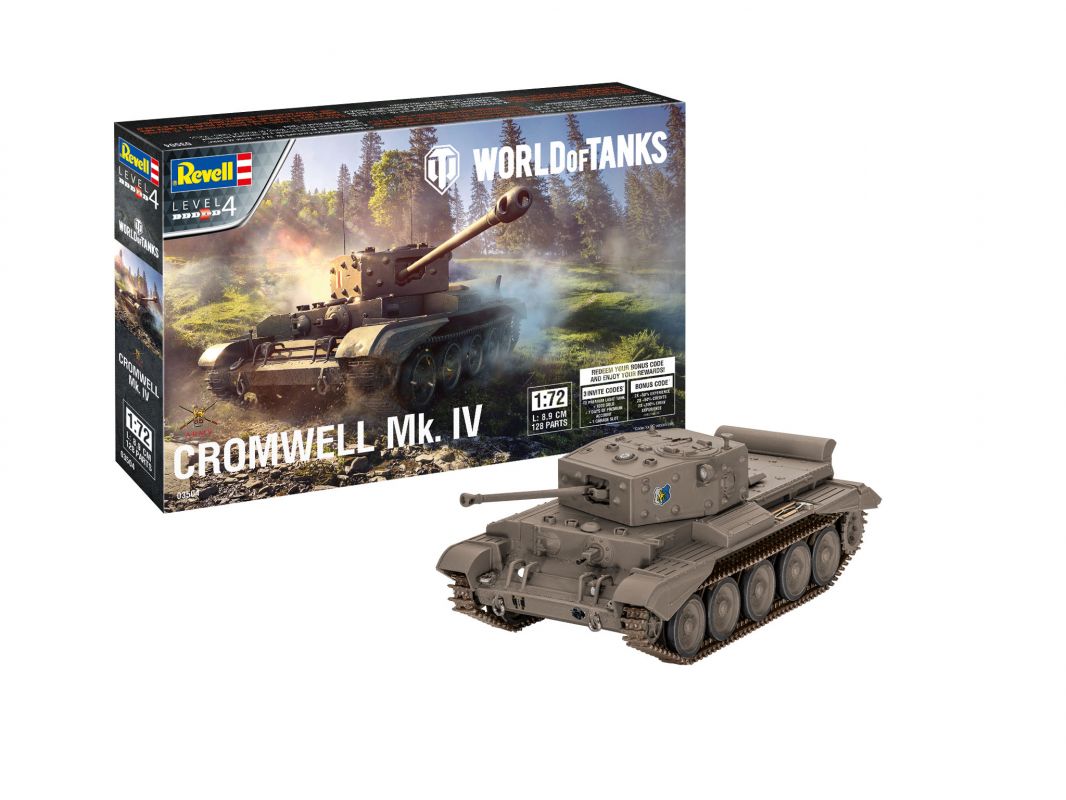 Plastic ModelKit World of Tanks 03504 - Cromwell Mk. IV (1:72) Revell