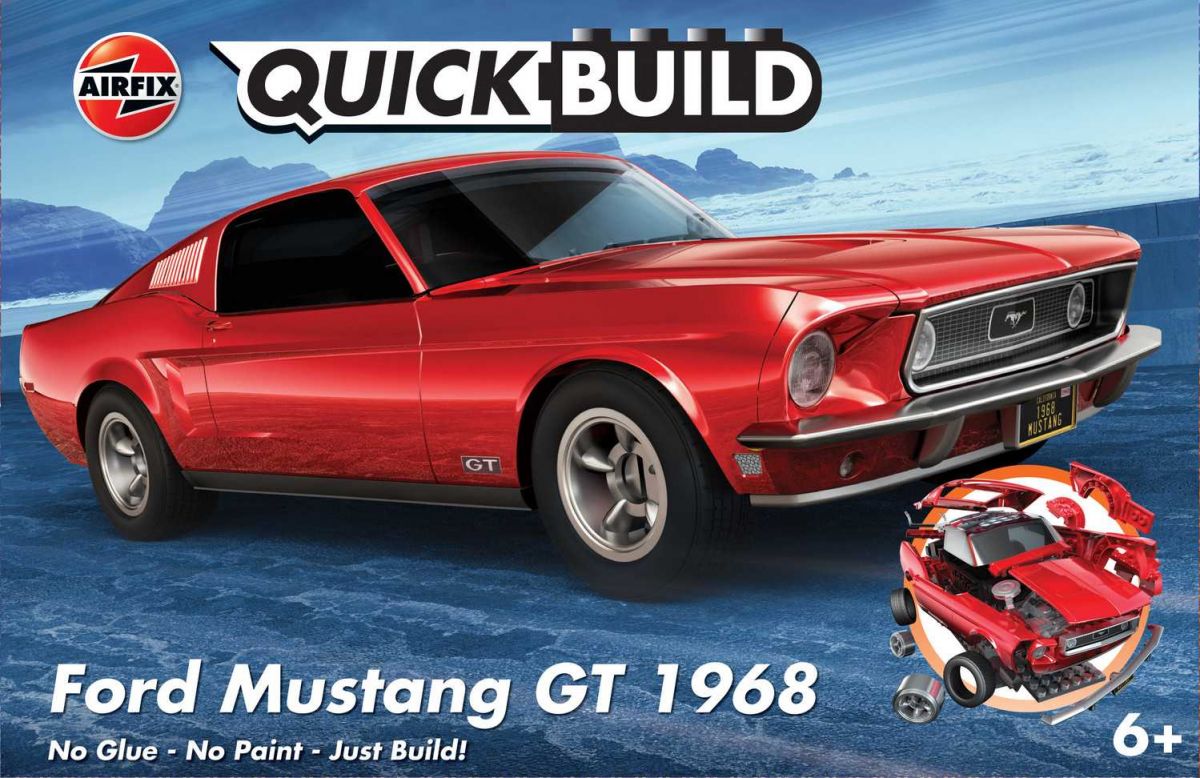 Quick Build auto J6035 - Ford Mustang GT 1968 Airfix