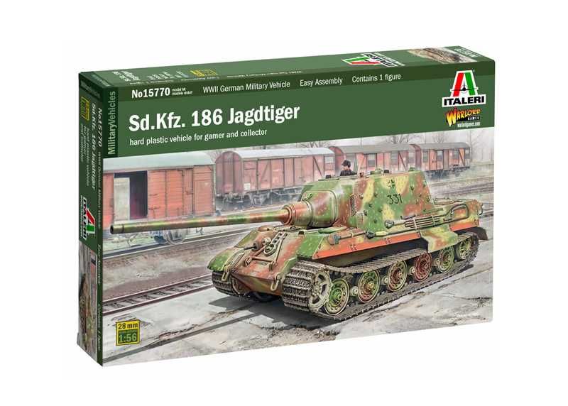 Wargames tank 15770 - Sd.Kfz. 186 Jagdtiger (1:56) Italeri