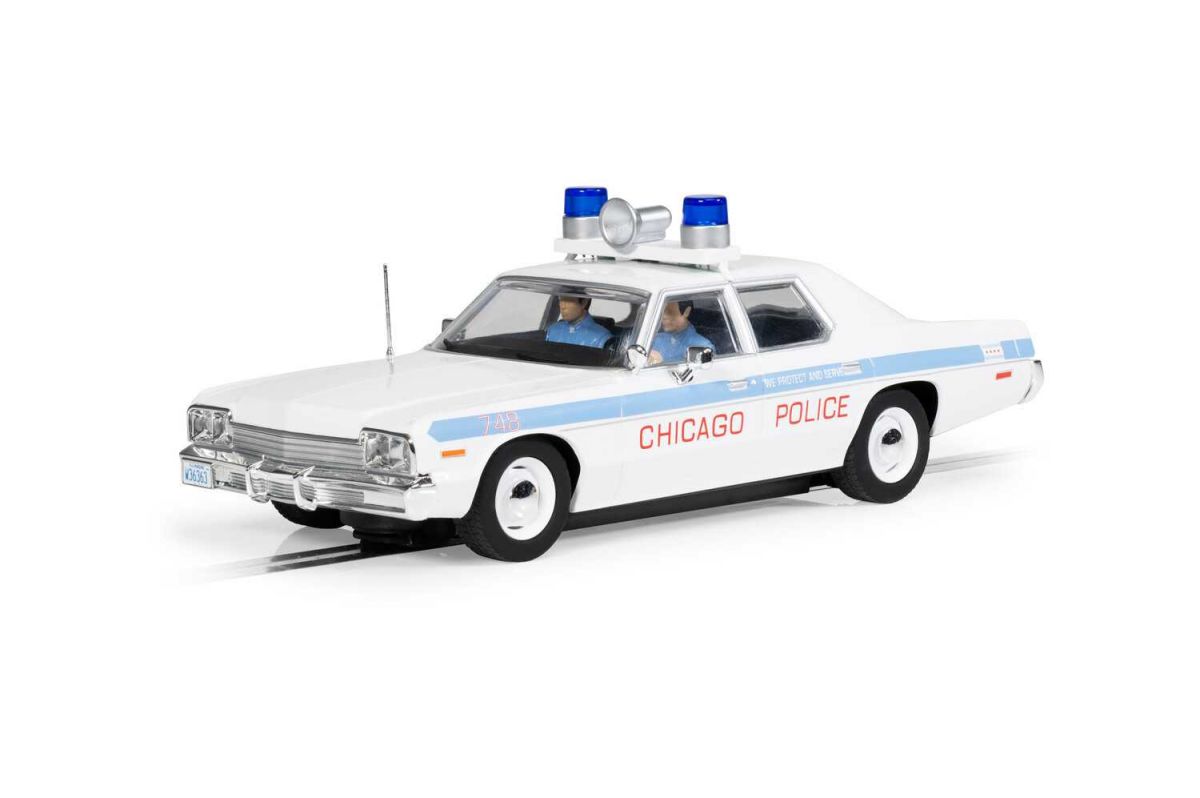 Autíčko Film & TV SCALEXTRIC C4407 - Blues Brothers Dodge Monaco - Chicago Police (1:32)