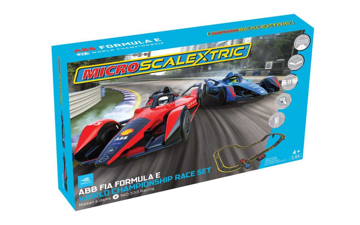 Autodráha MICRO SCALEXTRIC G1179M - Formula E World Championship (Battery Powered) (1:64)