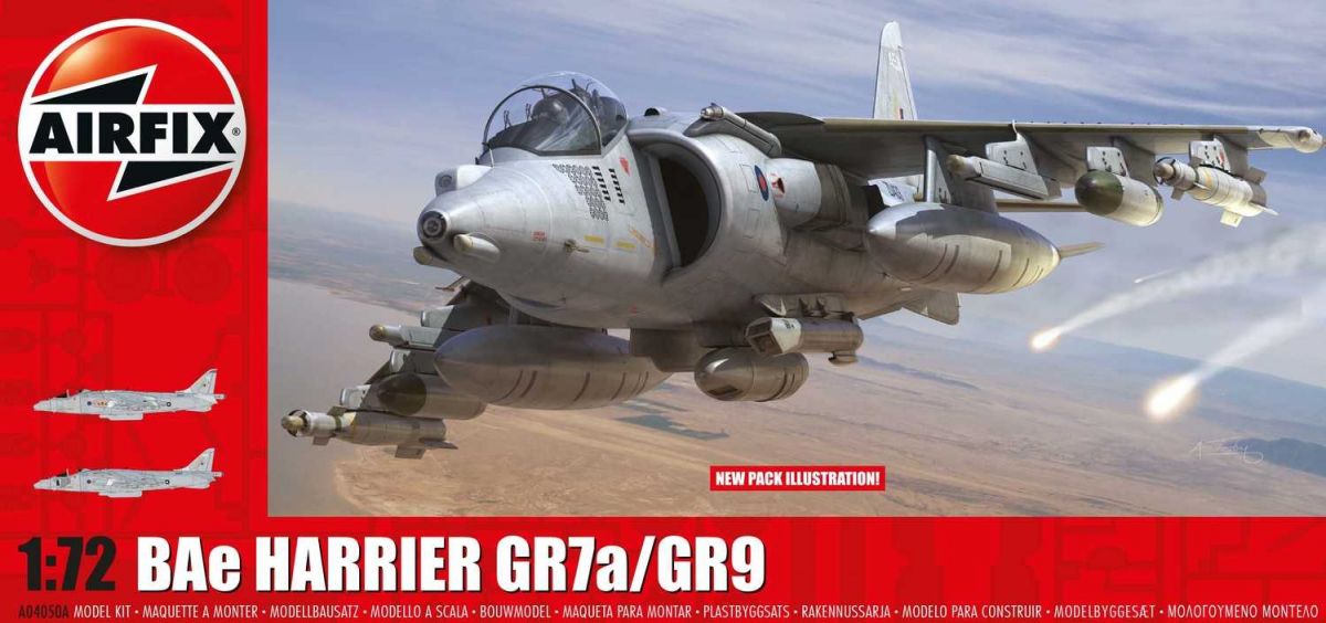 Classic Kit letadlo A04050A - BAE Harrier GR9 (1:72) Airfix