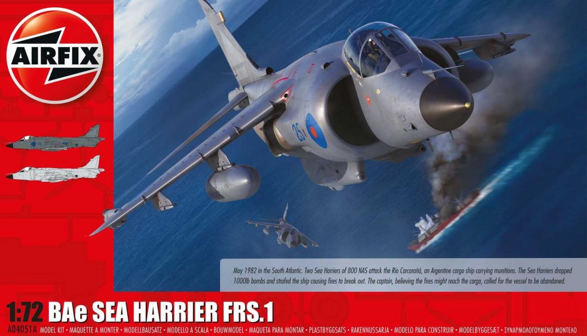 Classic Kit letadlo A04051A - Bae Sea Harrier FRS1 1/72 (1:72) Airfix