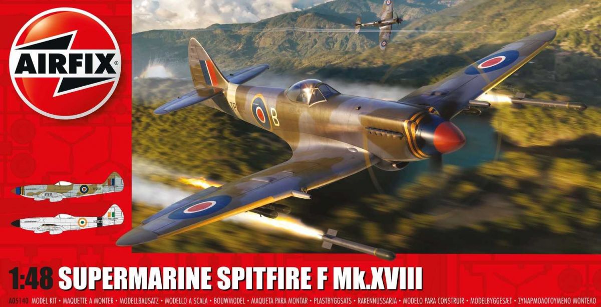 Classic Kit letadlo A05140 - Supermarine Spitfire F Mk.XVIII (1:48) Airfix