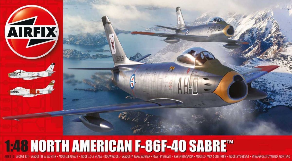 Classic Kit letadlo A08110 - North American F-86F-40 Sabre (1:48) Airfix