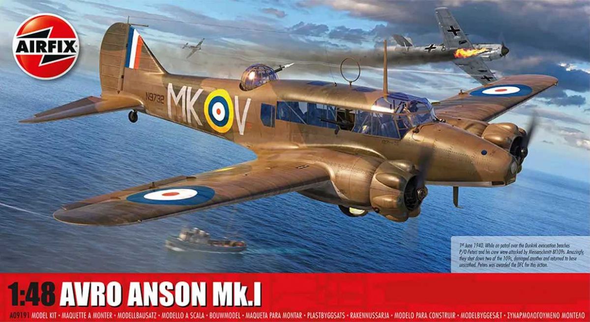 Classic Kit letadlo A09191 - Avro Anson Mk.I (1:48) Airfix