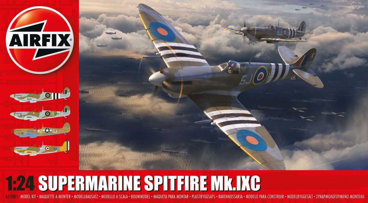 Classic Kit letadlo A17001 - Supermarine Spitfire Mk.Ixc (1:24) Airfix