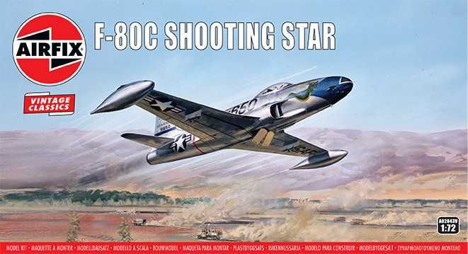 Classic Kit VINTAGE letadlo A02043V - Lockheed F-80C Shooting Star (1:72) Airfix