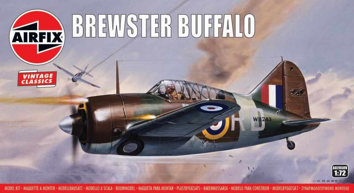 Classic Kit VINTAGE letadlo A02050V - Brewster Buffalo (1:72)