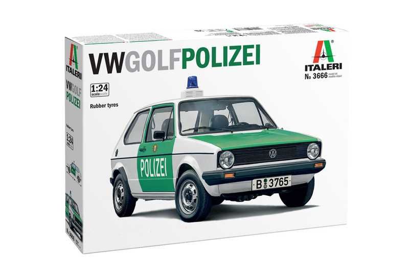 Model Kit auto 3666 - VW Golf "POLIZEI" (1:24)