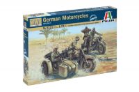 Model Kit figurky 6121 - WWII - GERMAN MOTORCYCLES (1:72)