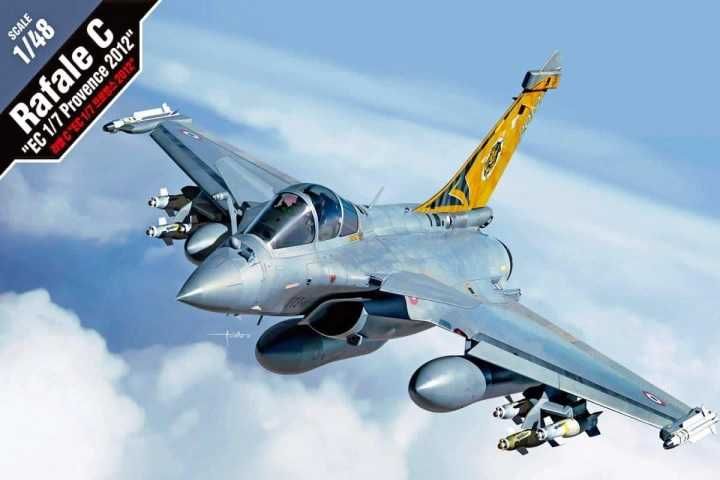 Model Kit letadlo 12346 - RAFALE C "EC 1/7 PROVENCE 2012" (1:48) Academy