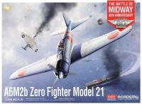 Model Kit letadlo 12352 - A6M2b Zero Fighter Modrel 21 "Battle of Midway"  (1:48)