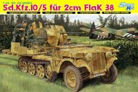 Model Kit military 6676 - Sd.Kfz.10/5 für 2cm Flak 38 (SMART KIT) (1:35)