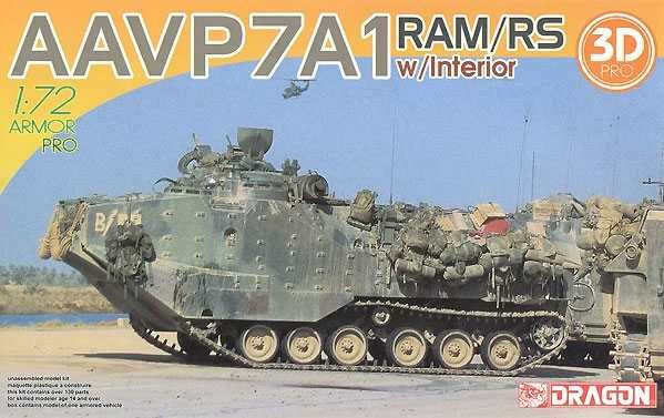 Model Kit military 7619 - AAVP7A1 RAM/RS w/INTERIOR (1:72) Dragon