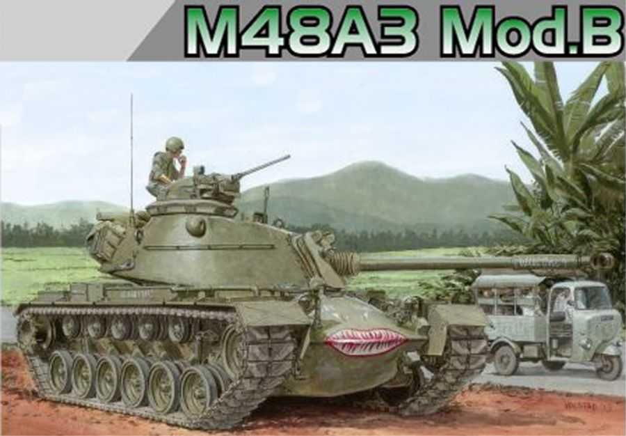 Model Kit tank 3544 - M48A3 Mod B. (1:35) Dragon